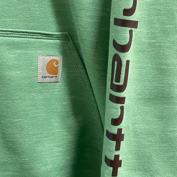 Carhartt Logo Sleeve Graphic Sweatshirt NWT - Picture 5 of 5